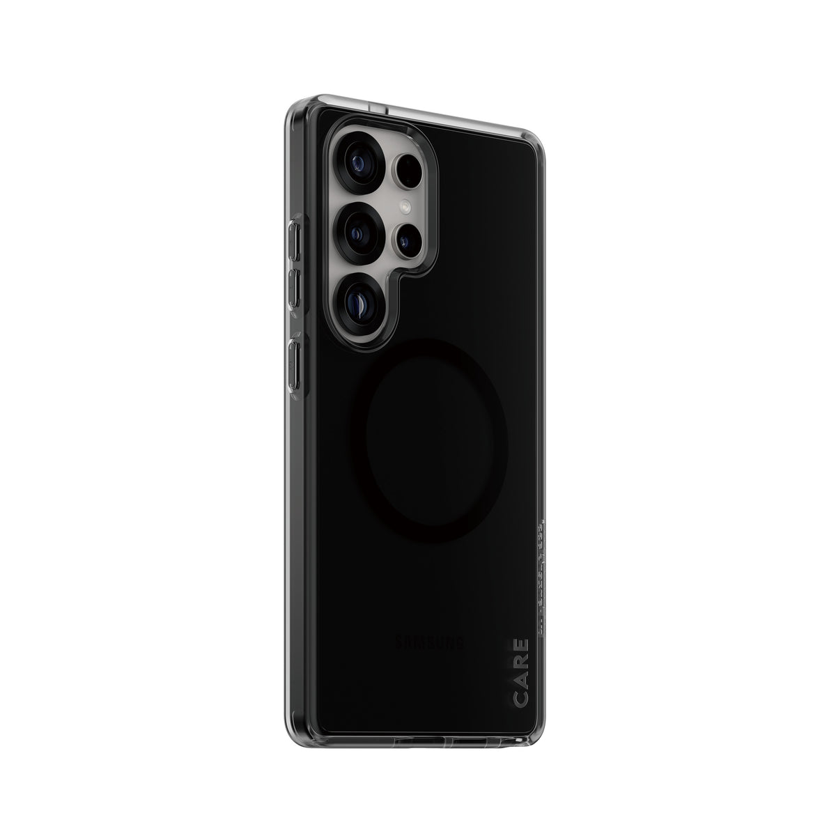 CARE by PanzerGlass Case Urban Combat Smokey Black Qi S25 U