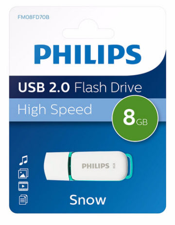 Philips USB 2.0 8GB Snow Edition Spring Green