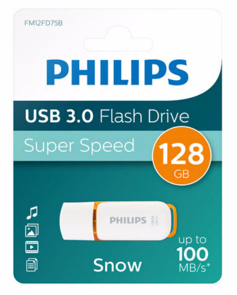 Philips USB 3.0 128GB Snow Edition Sunrise Orange