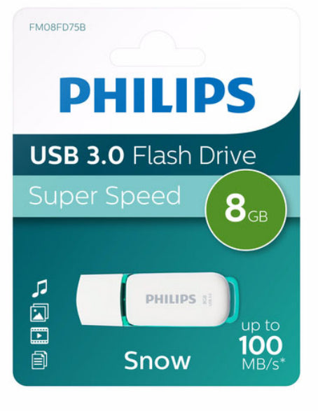 Philips USB 3.0 8GB Snow Edition Spring Green