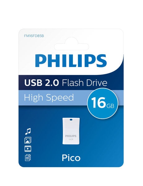 Philips USB 2.0 16GB Pico Edition Ocean Blue