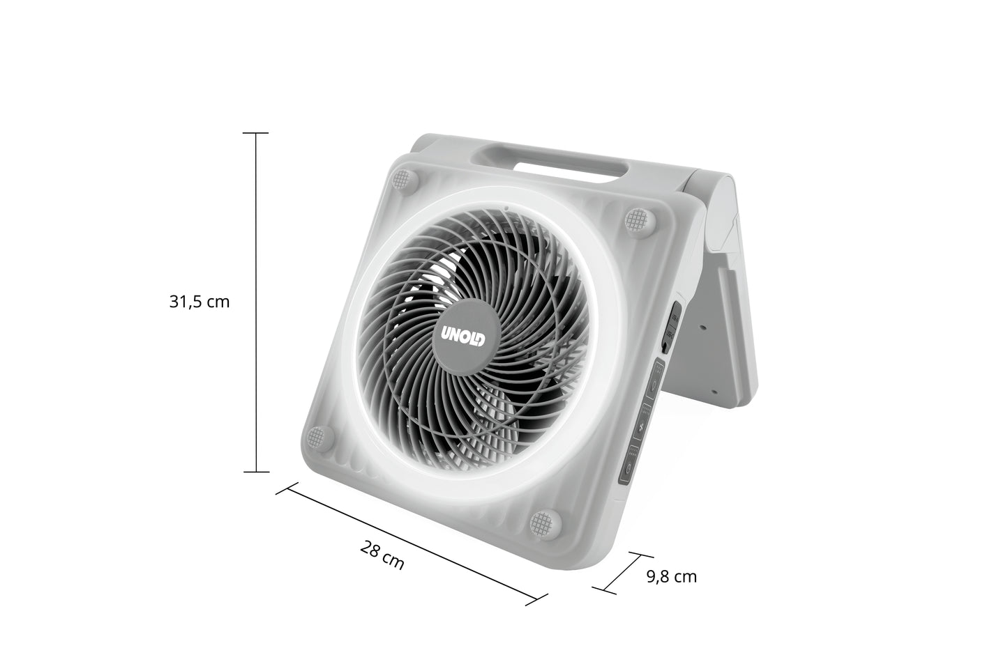 Unold 86517 Solarventilator grau Camping