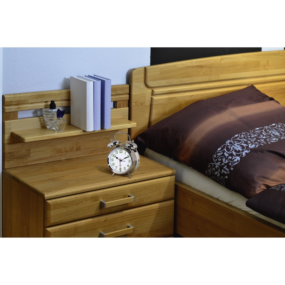 Hama Alarm Clock Nostalgy, silver fluorescent 186326