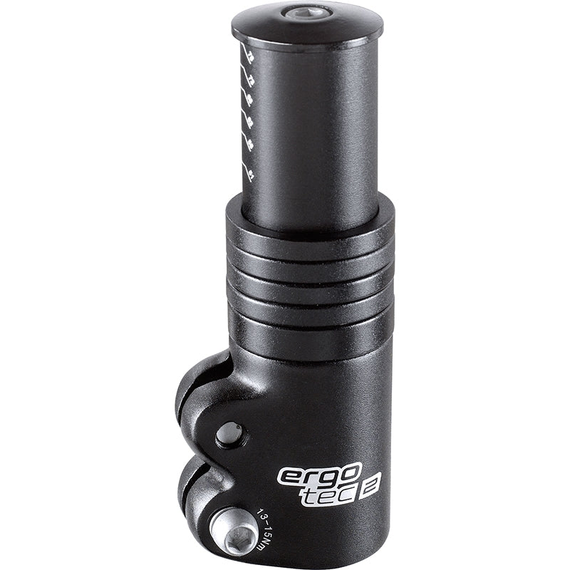 Stuurpen verlenger Ergotec Ahead 3 - 1-1/8" AL6061 T6 - zwart