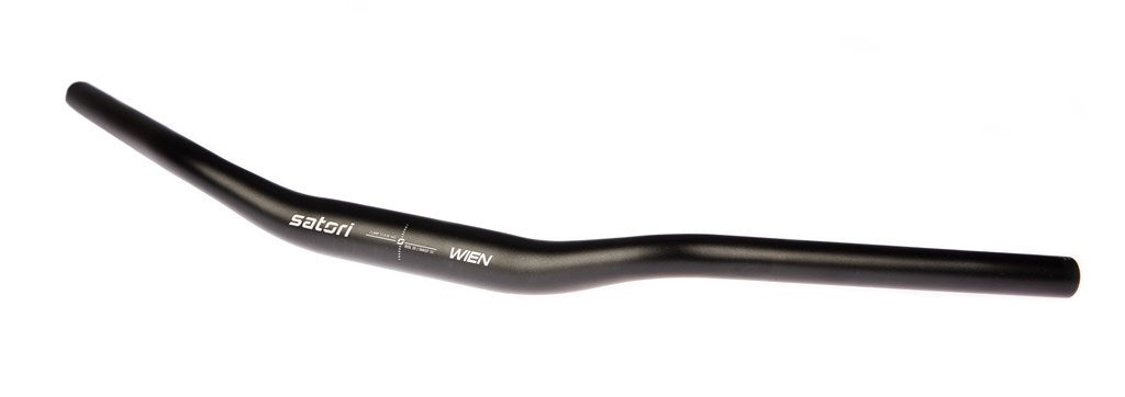 Stuur Satori Wien Ø31.8/B=640mm, 35° gebogen - mat zwart
