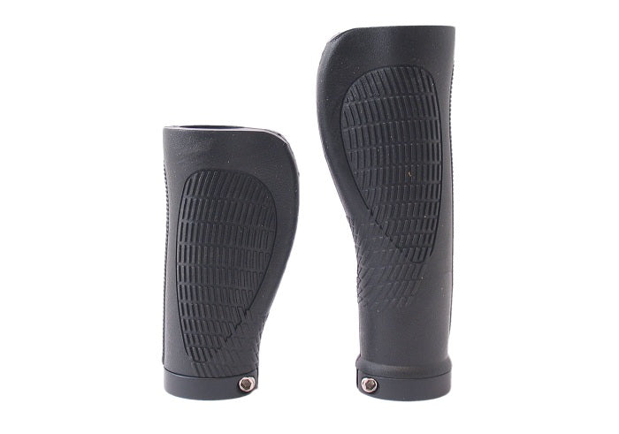 Handvatset Ergonomisch GP03LS 2-componenten Zwart 128/95mm met lockring