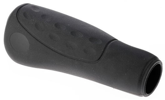Handvat Westphal #436 Ellipsis Softgrip 122mm/ø23mm - zwart (1 stuk)