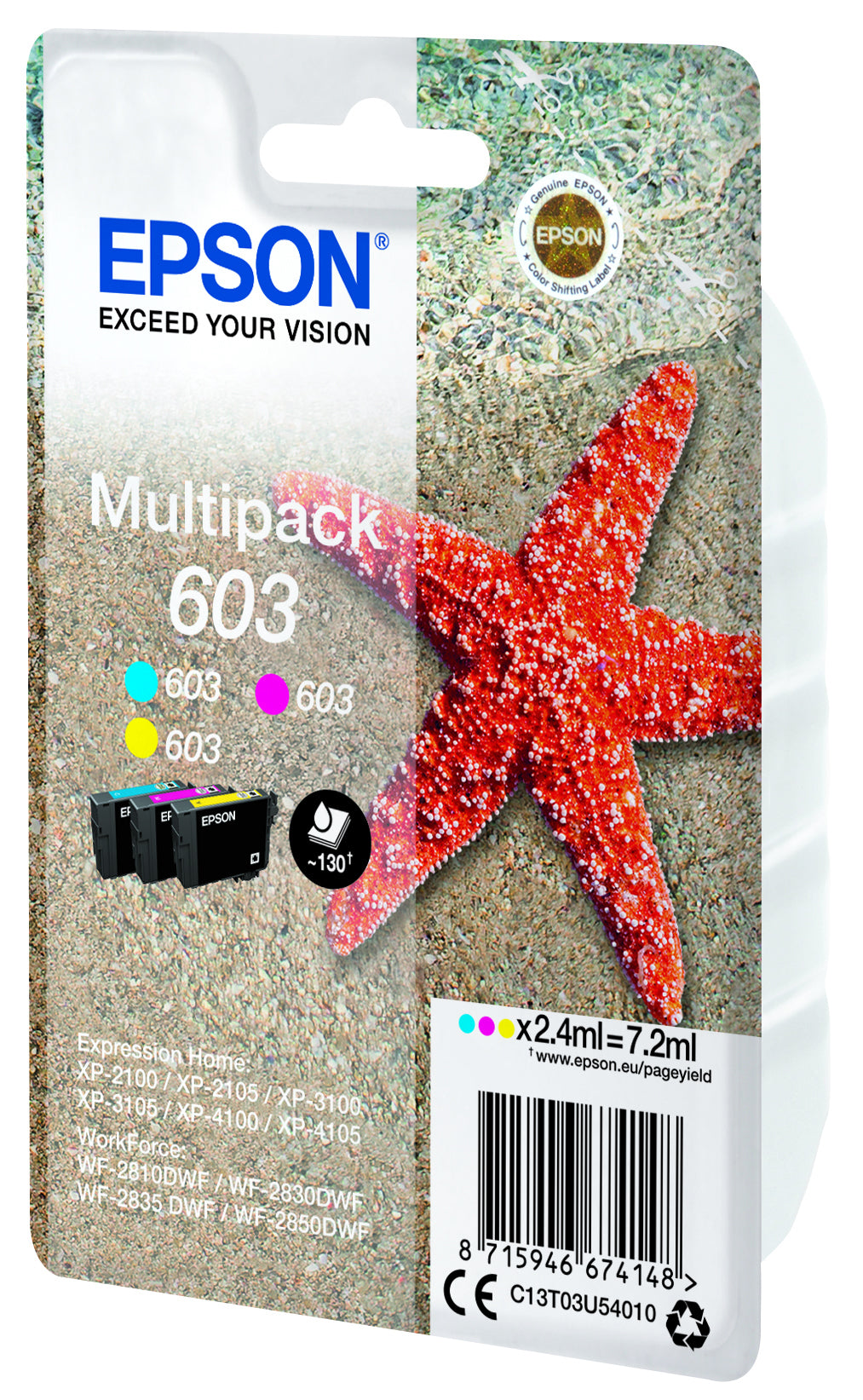 Epson Multipack 3-Colours 603 T 03U5