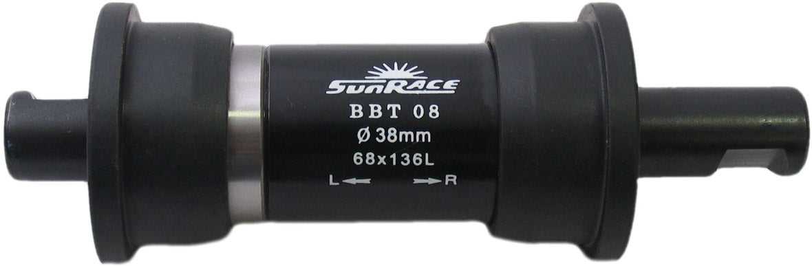 Trapas Sunrace 136mm/ø38 inslagcups - met spie