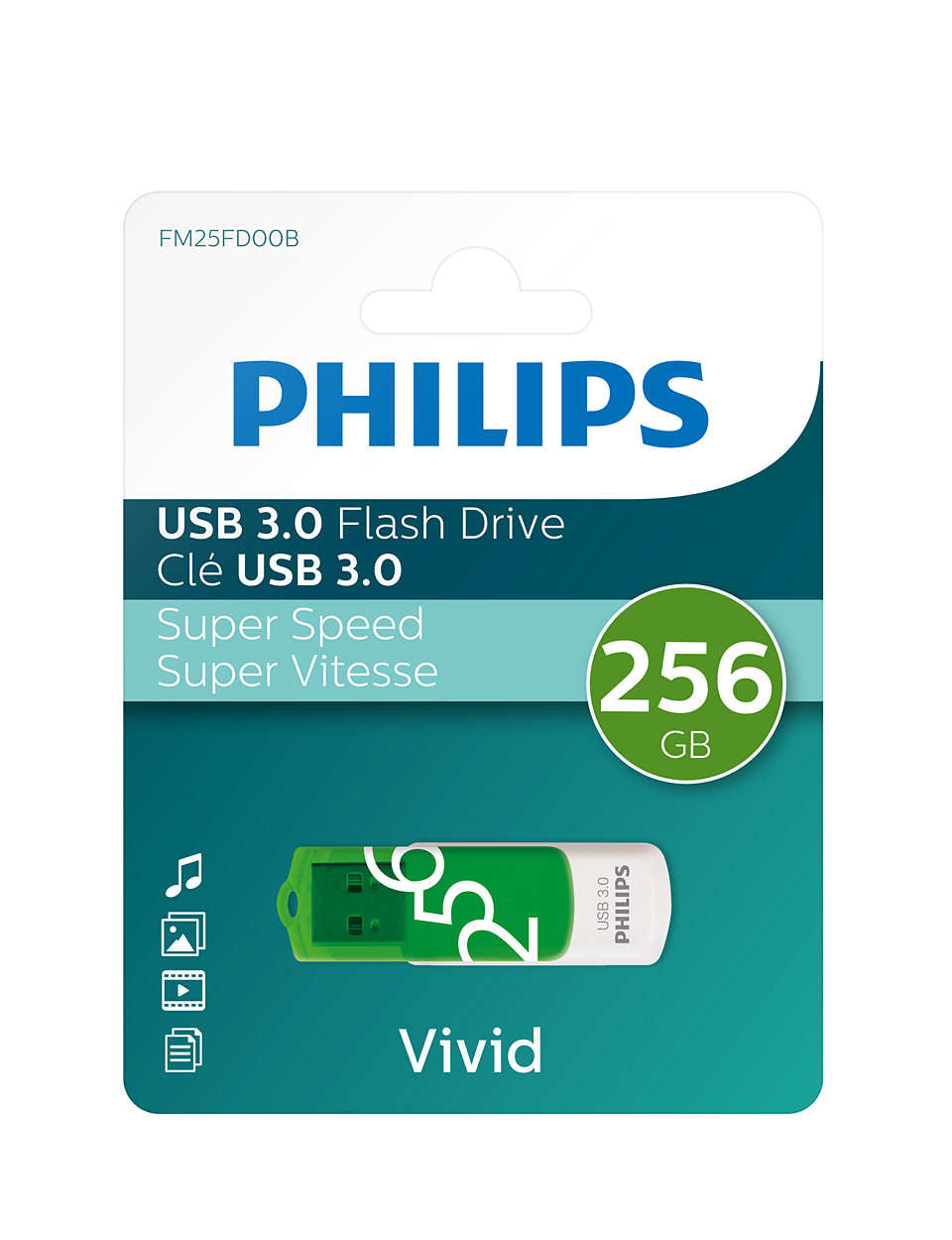 Philips USB 3.0 256GB Vivid Edition Spring Green