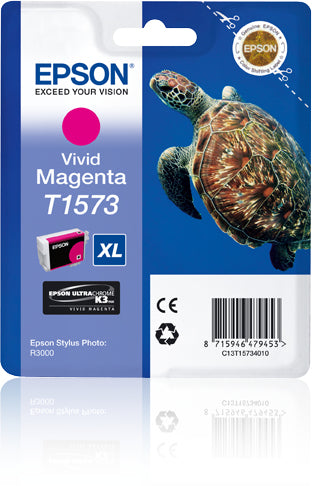 Epson ink cartridge vivid magenta T 157 T 1573