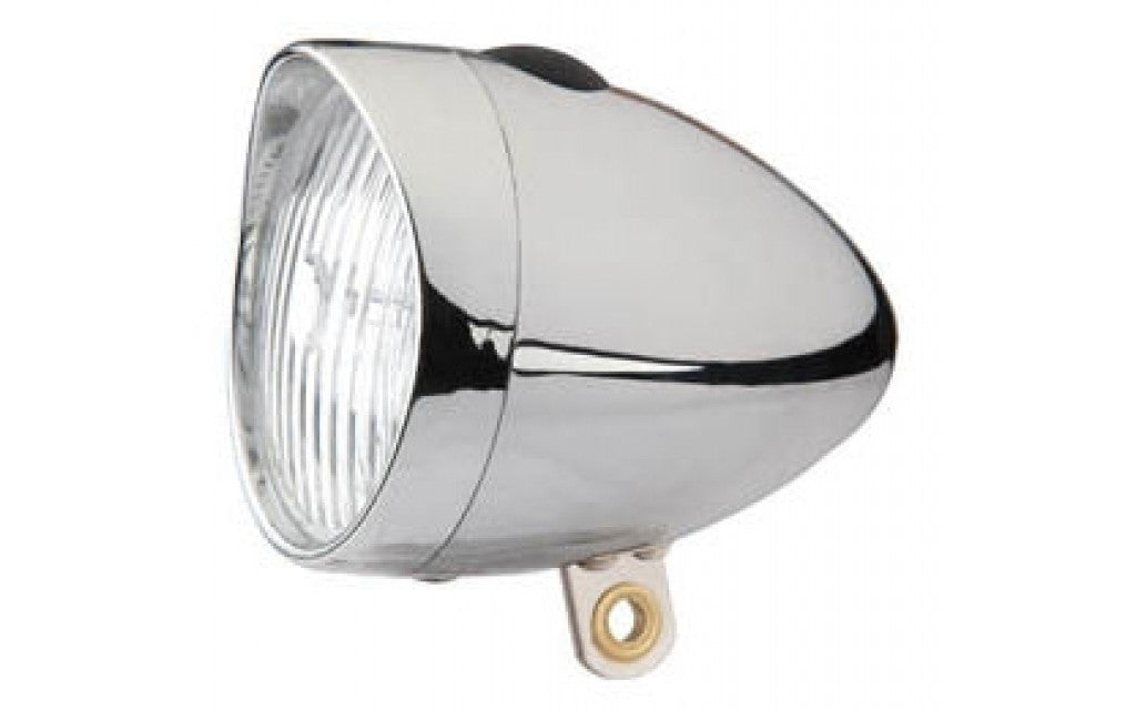 Koplamp Edge Retro 3 led aan/uit - incl. batterijen - chroom (werkplaatsverpakking)