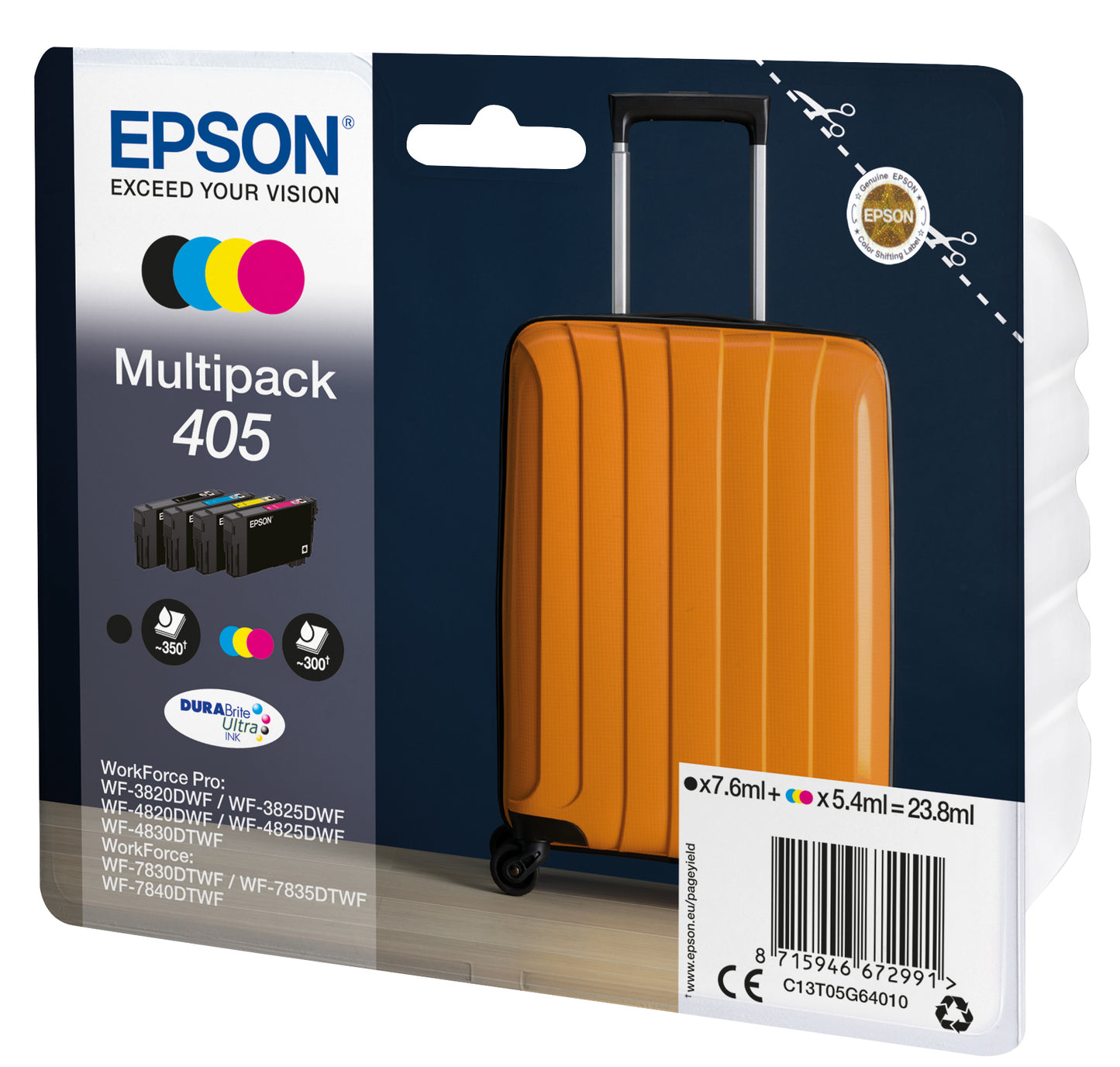 Epson DURABrite Ultra Multipack (4 colors) 405 T 05G6