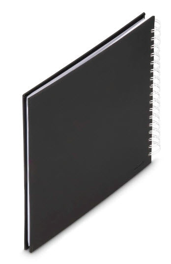 Hama Signs Spiral-Album 28x24 50 white pages black 7500