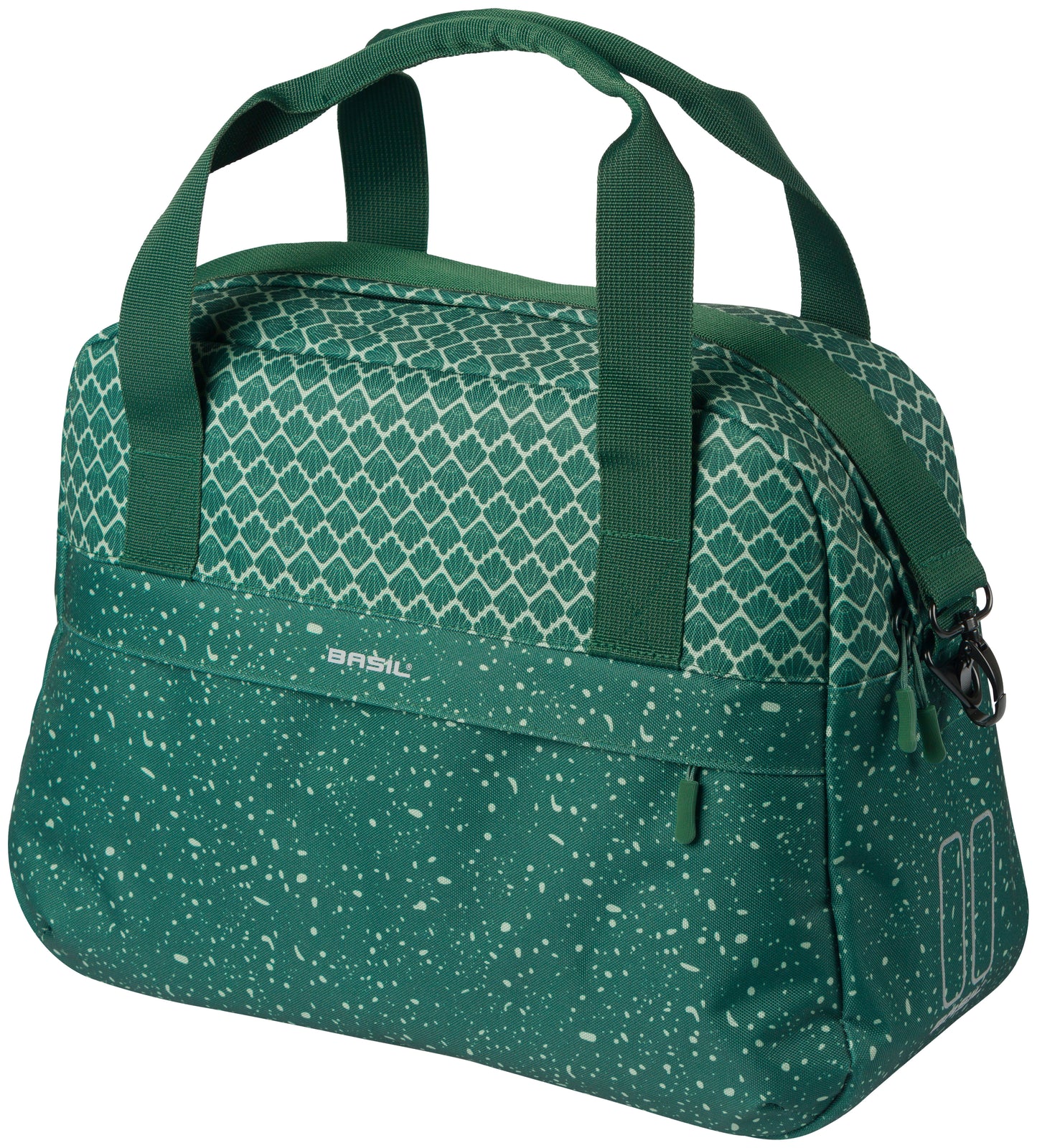 Fietsschoudertas Basil Flair 18 liter 15 x 35 x 31 cm - groen