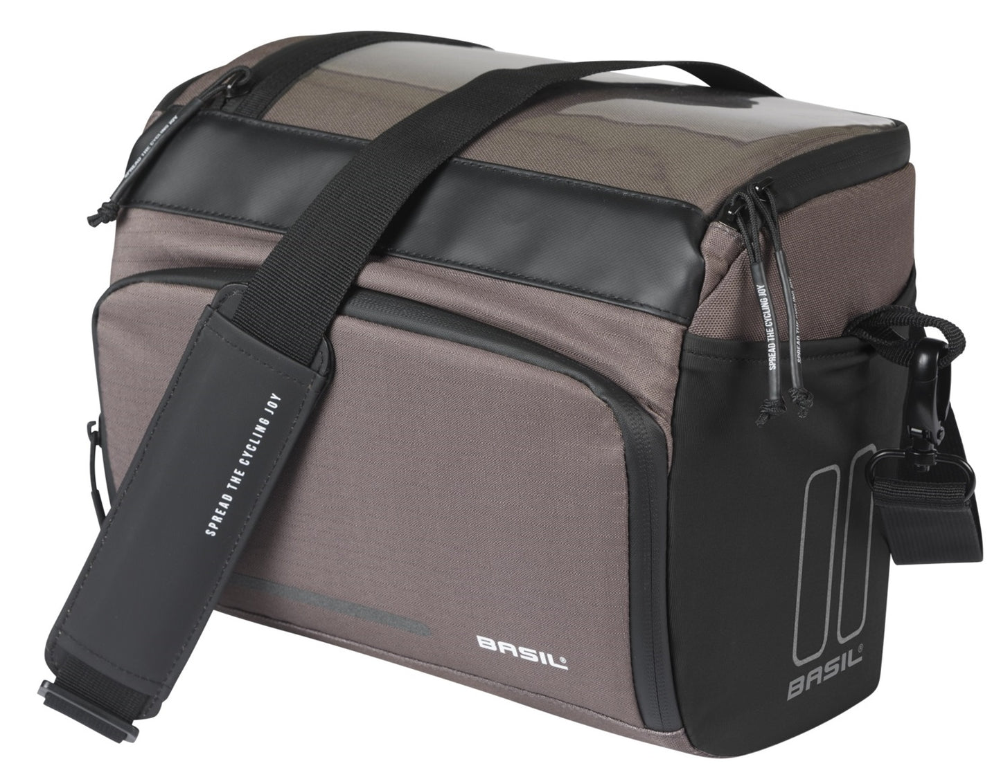 Stuurtas Basil Move KF 7-8 liter 17 x 23 x 20 cm - bruin