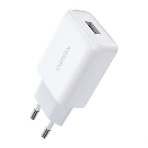 UGREEN USB-A QC 3.0 18W Wall Charger-EU White