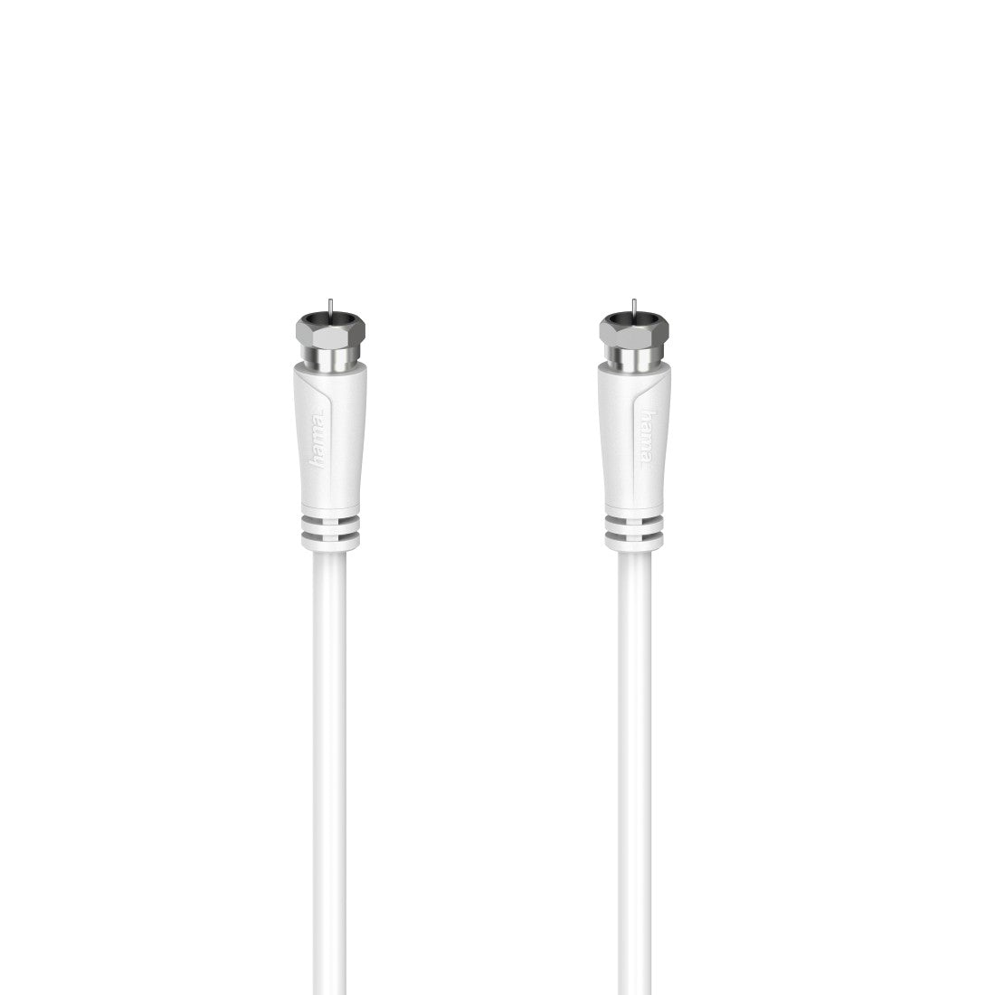 Hama SAT-Connection Cable 1,5m F-Plug/F-Plug white 90dB 205063