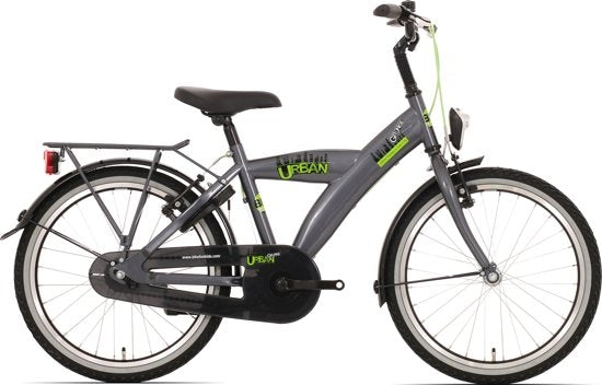 Kinderfiets Bikefun Urban City 20 inch met Remnaaf - Titanium