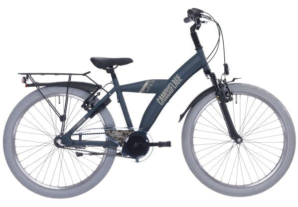 Kinderfiets 26" Bike Fun Camouflage met Shimano Nexus 3 - mat donkergroen