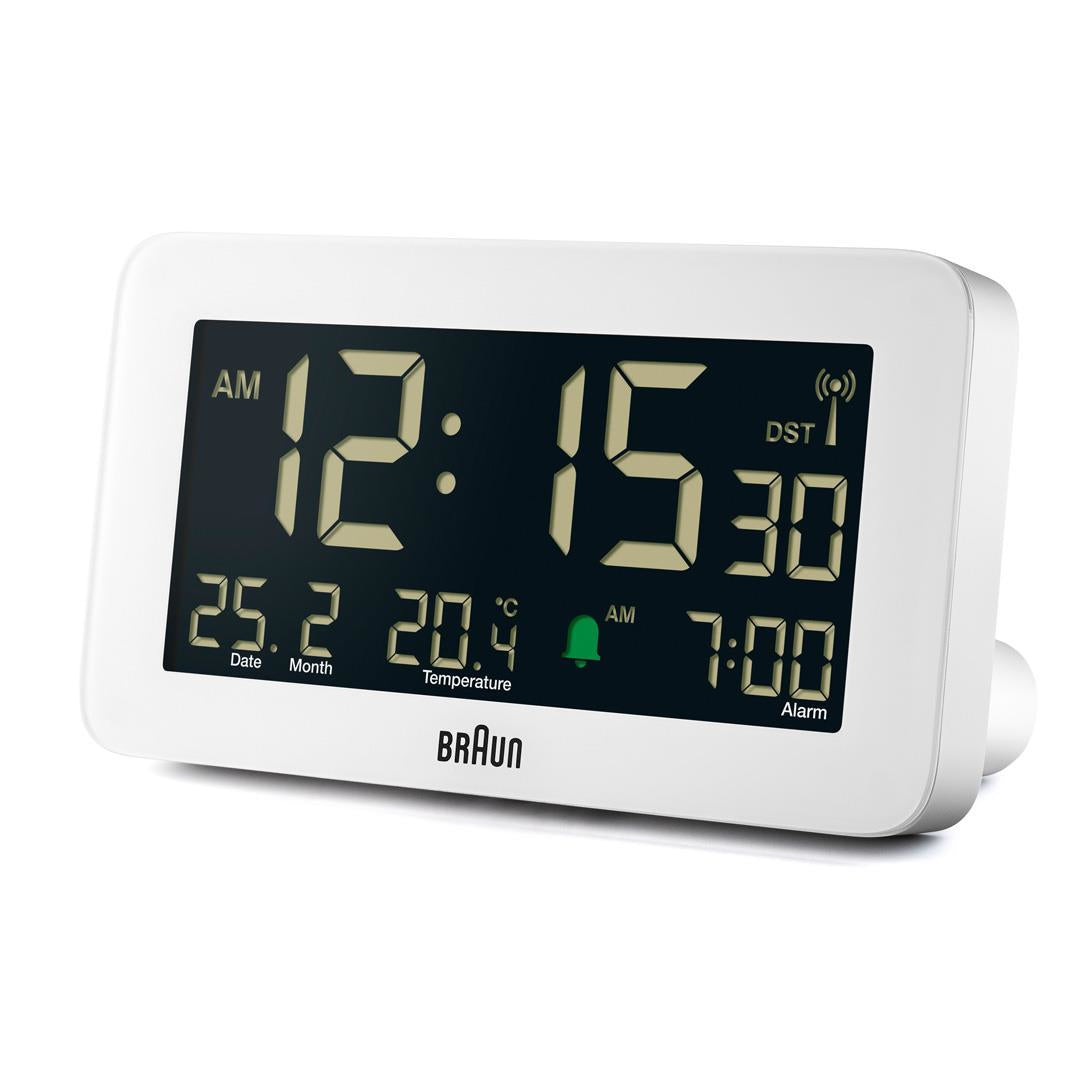 BRAUN BC10 DCF-W Radio alarm clock white