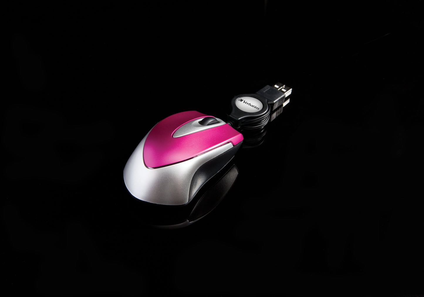 Verbatim Go Mini Optical Travel Mouse Hot Pink 49021