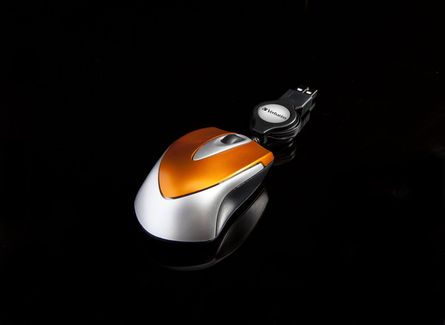 Verbatim Go Mini Optical Travel Mouse Volcanic Orange 49023