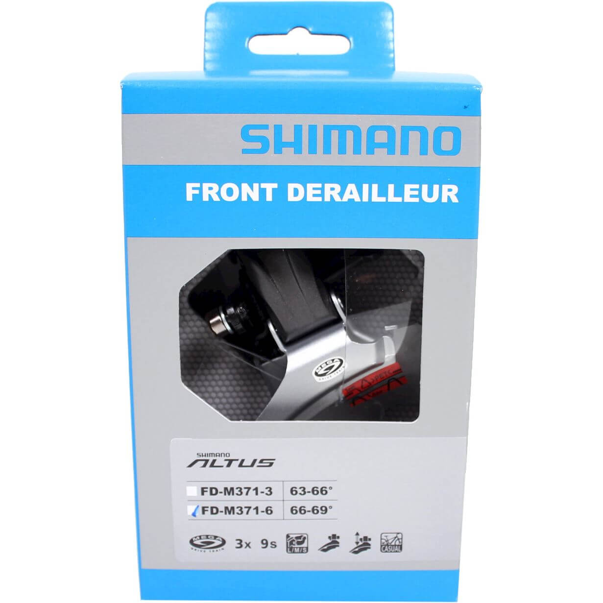 Shimano voor derailleur 28.6/34.9 dual Altus M371
