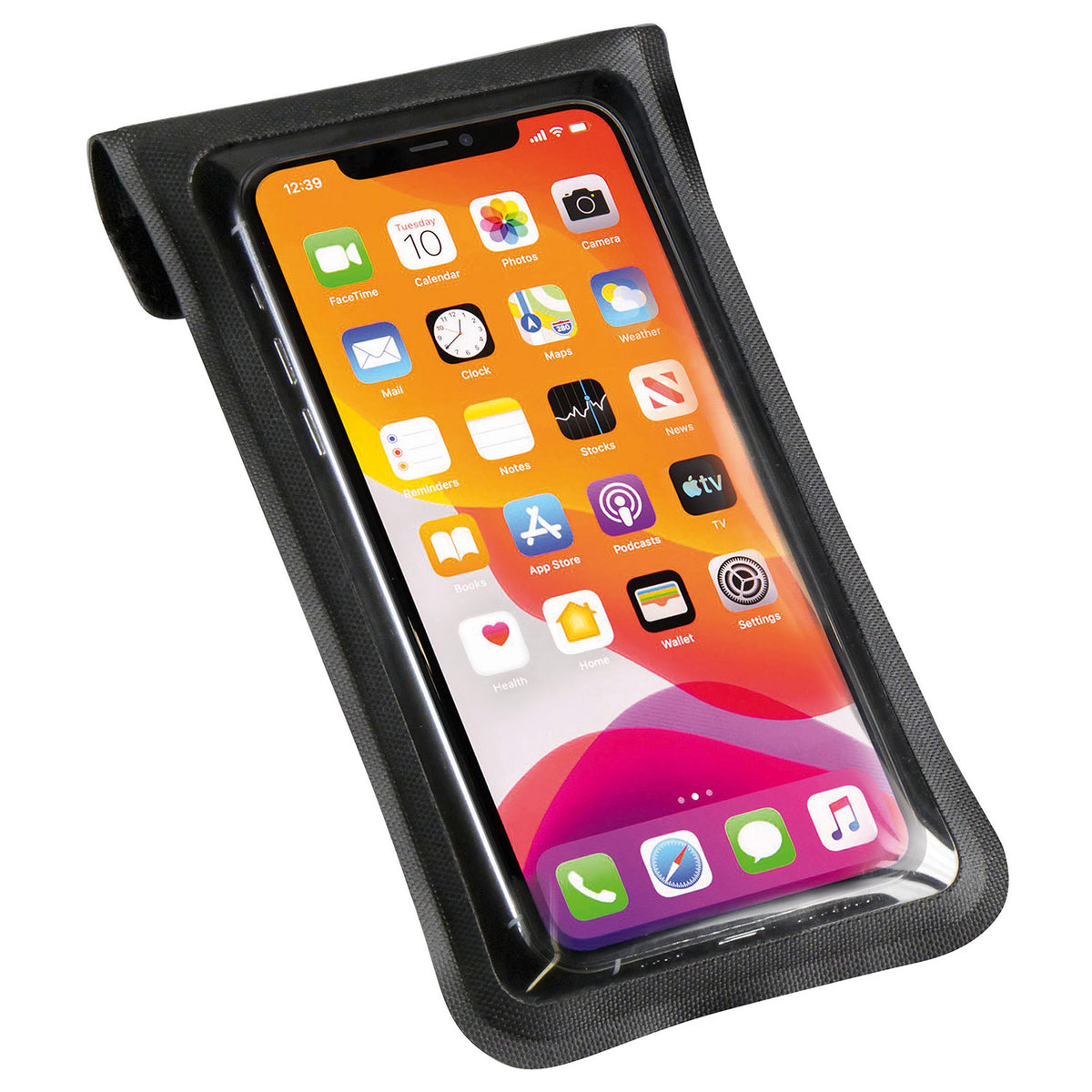 Klickfix telefoontas light M zwart