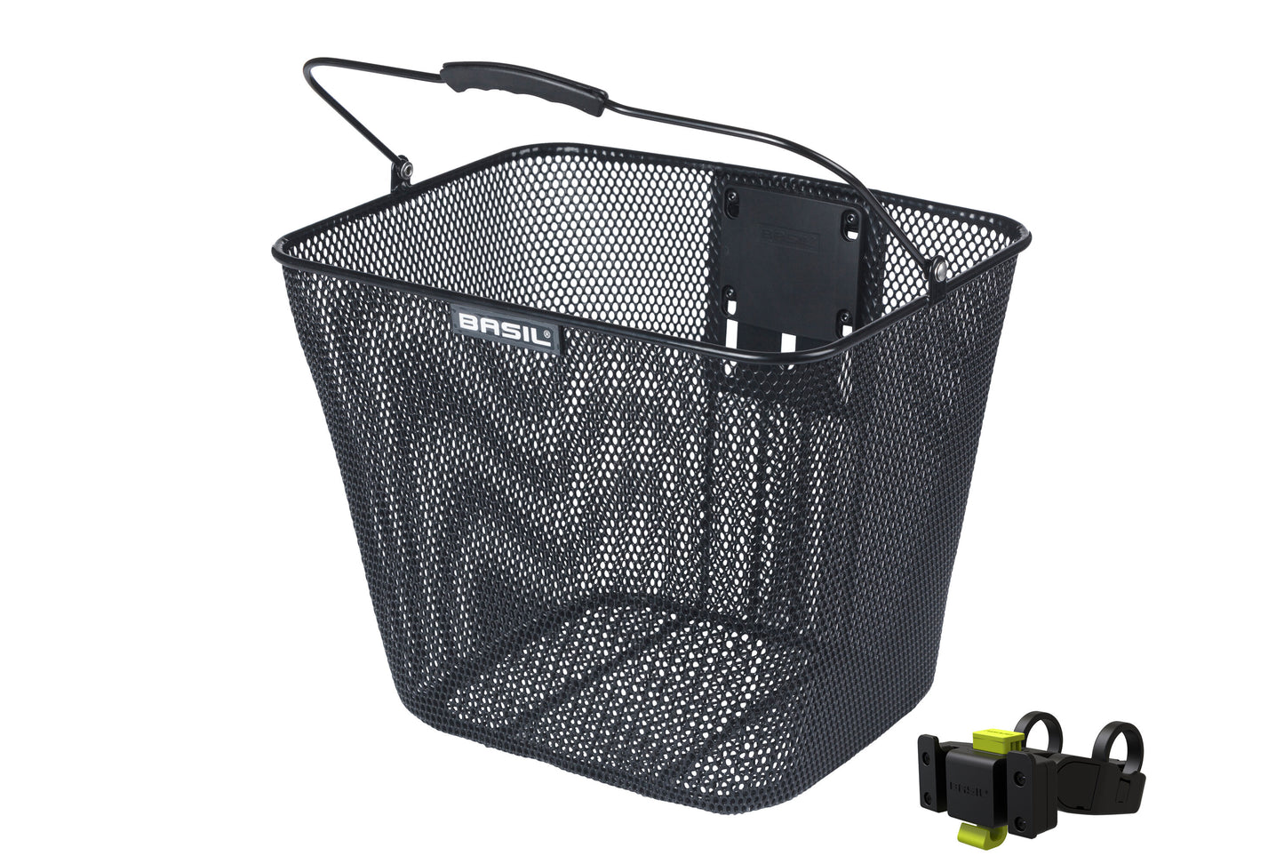 Basil mand Bilbao KF + stuurbochthouder zwart