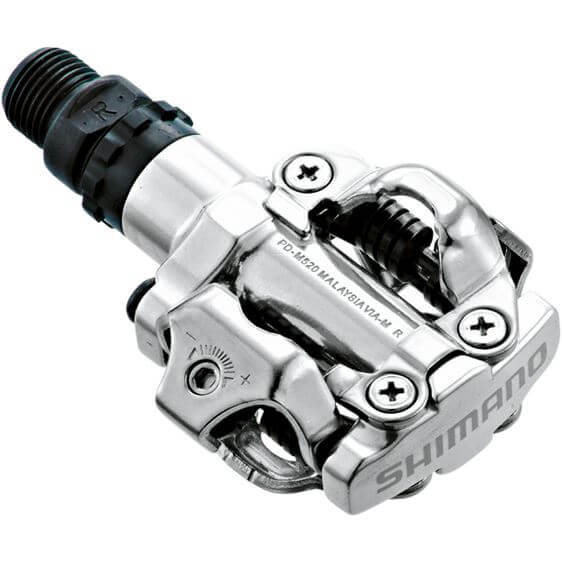 Shimano pedalen SPD PDM520S zilver