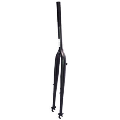 Voorvork 28 recht 1 inch mat zwart