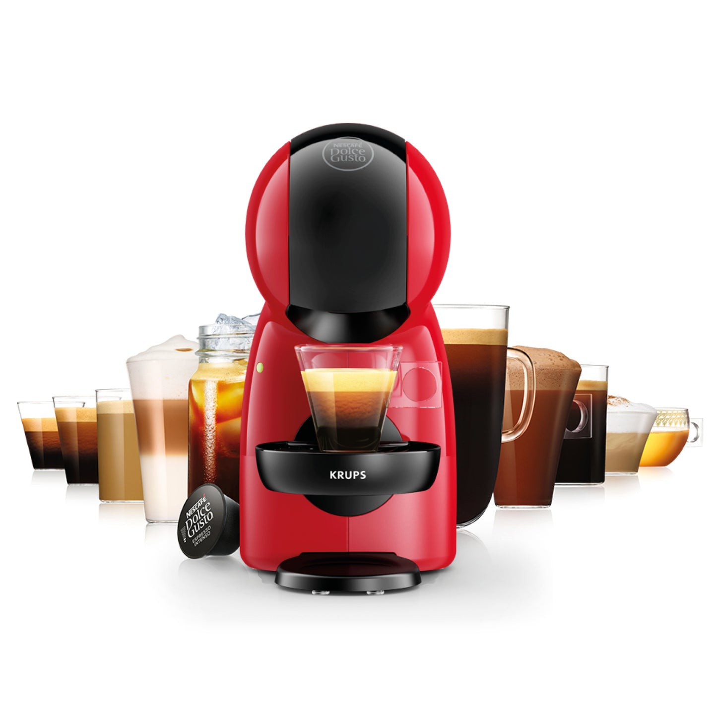 Krups KP 1A35 Piccolo XS Dolce Gusto rot/schwarz