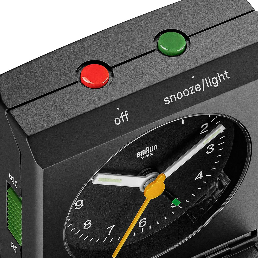 Braun BC 05 B Quartz Foldable Alarm Clock Black