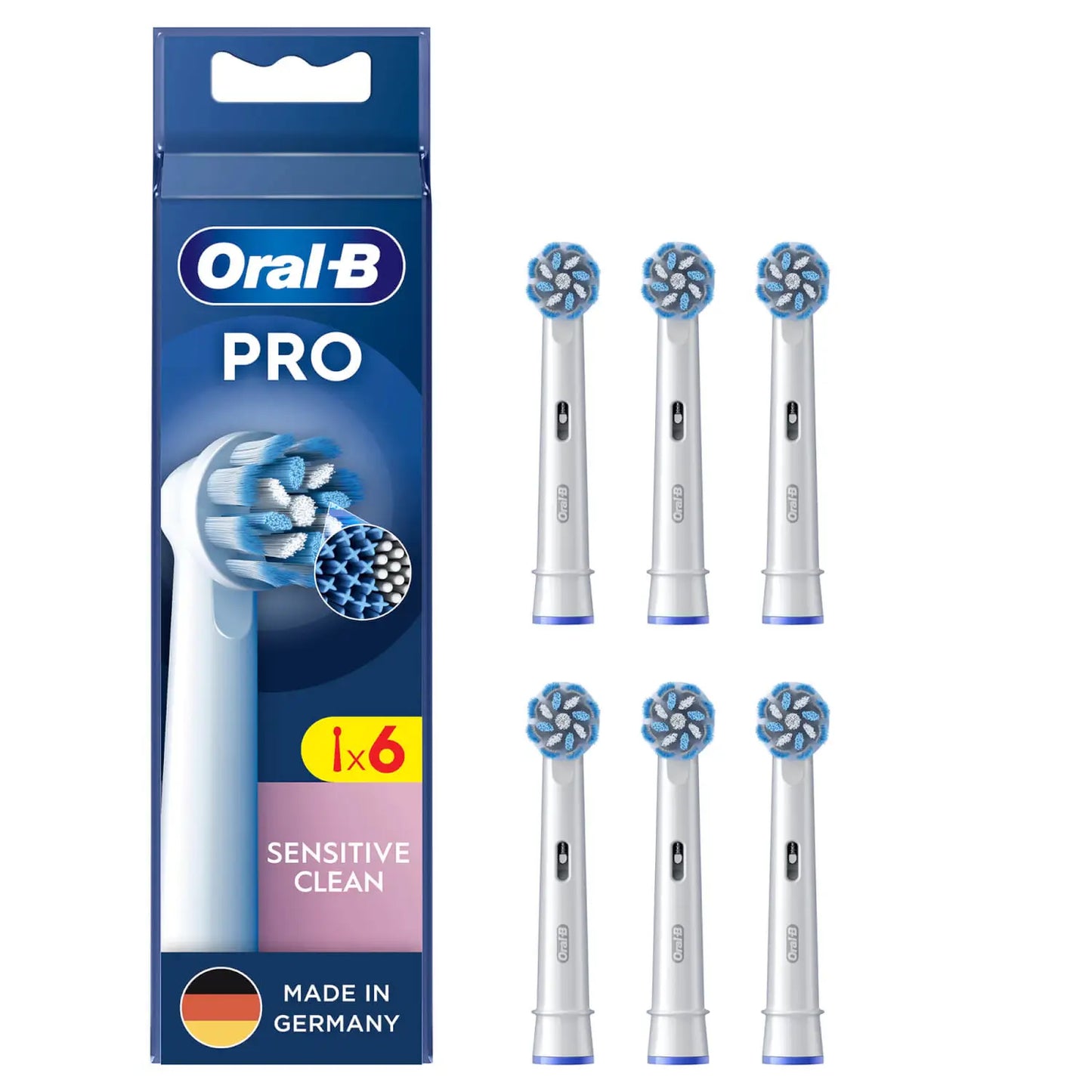 Oral-B Toothbrush heads Pro Sensitive Clean 6 pcs.