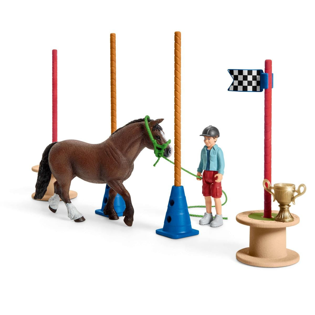 Schleich Farm World 42482 Pony Agility Race