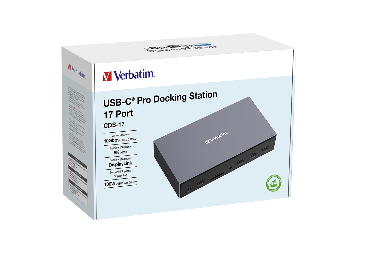 Verbatim USB-C Pro Docking Station 17 Port CDS-17 32172