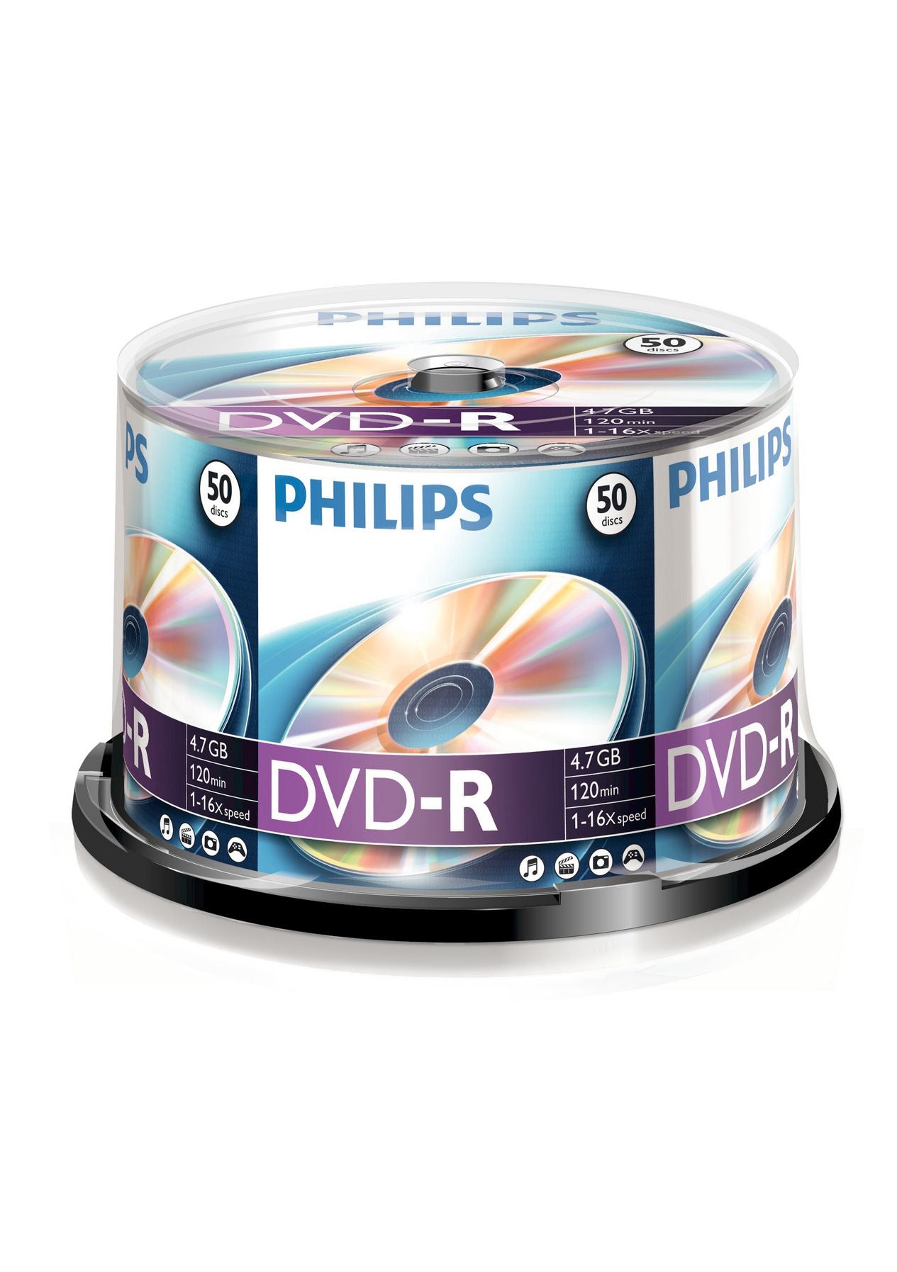 1x50 Philips DVD-R 4,7GB 16x SP
