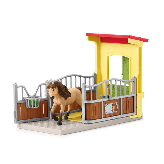 Schleich Farm World     Pony Box with Iceland Pony Stallion 42609