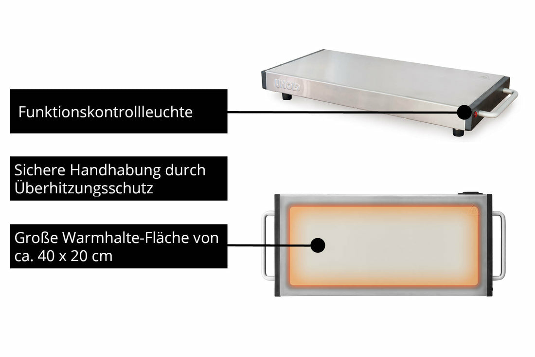 Unold 58845 Elena Warmhalteplatte