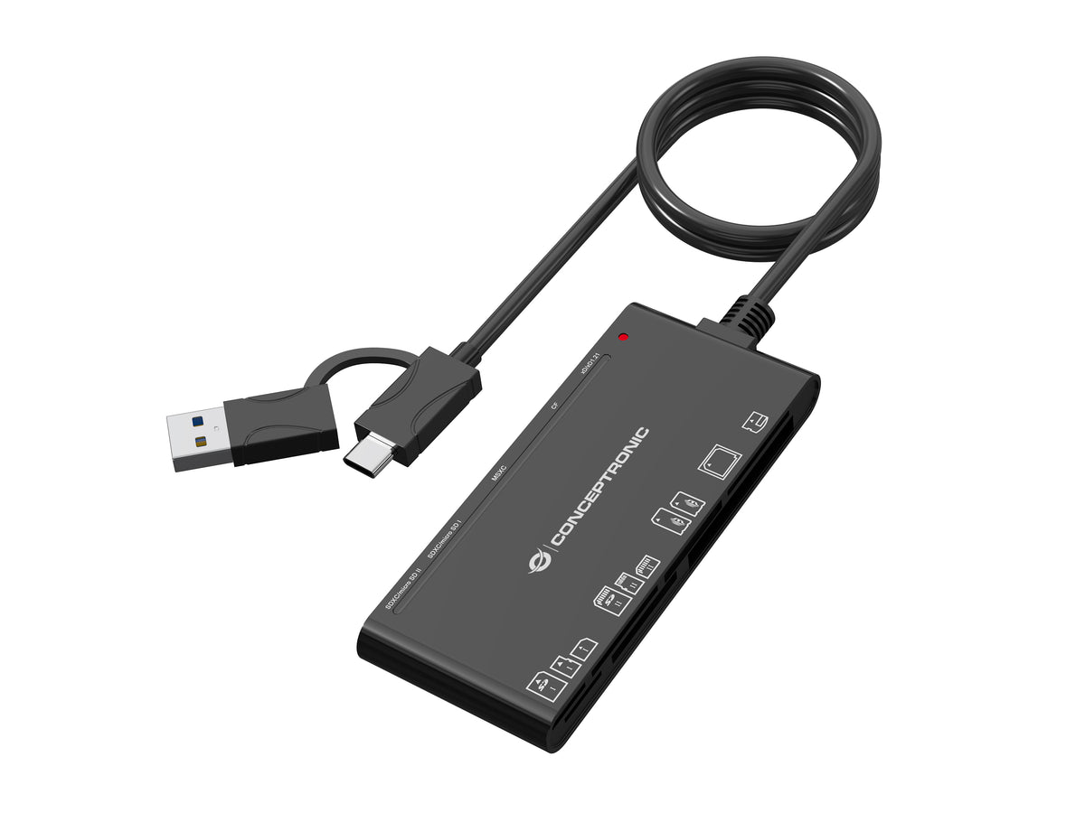 Conceptronic BIAN10B 7-in-1 Card Reader USB 3.0