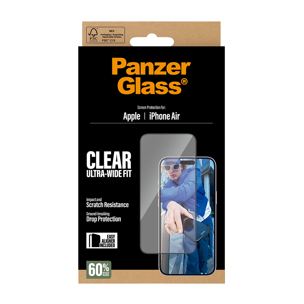 PanzerGlass iP 17 Air UWF EasyAligner