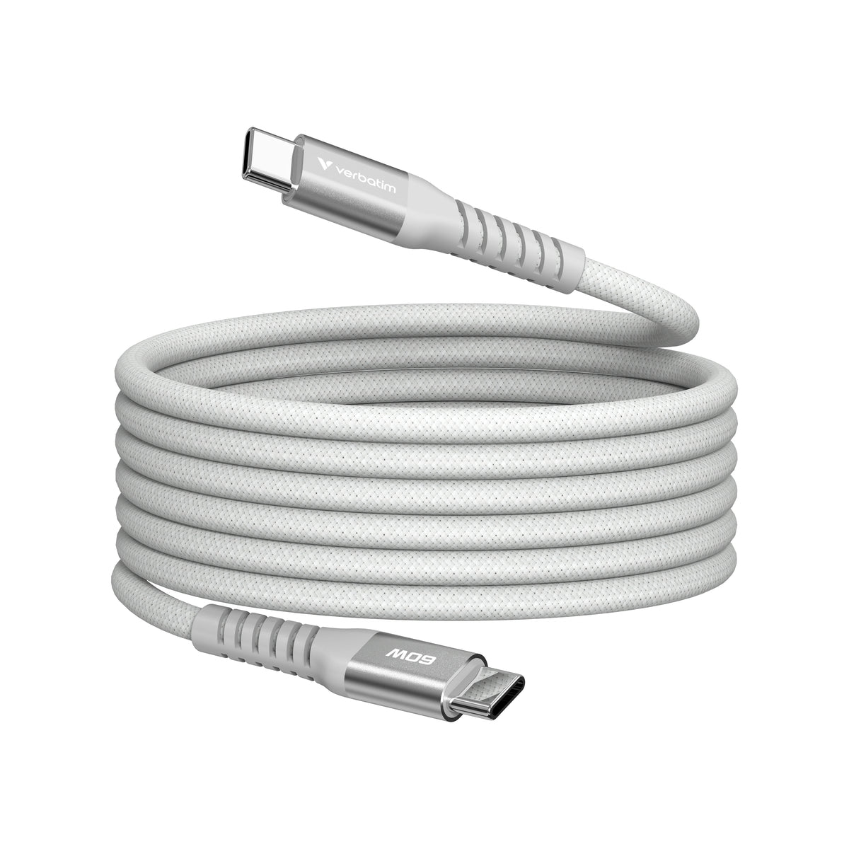Verbatim Sync&Charge 60W 120cm USB-C/USB-C Magnetic grau  31850