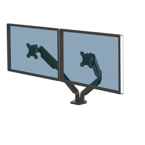 Fellowes Platinum Series Double monitor arm black