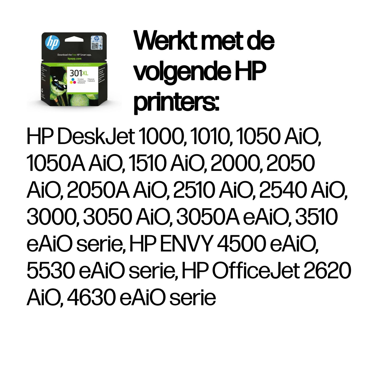 HP CH 564 EE ink cartridge tri-colour No. 301 XL
