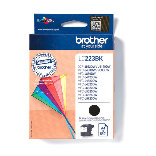 Brother LC-223 550P orig zwart