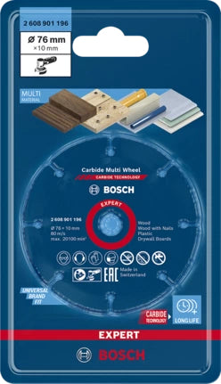 Bosch  Carbide Multiwheel 76x10 EXPERT