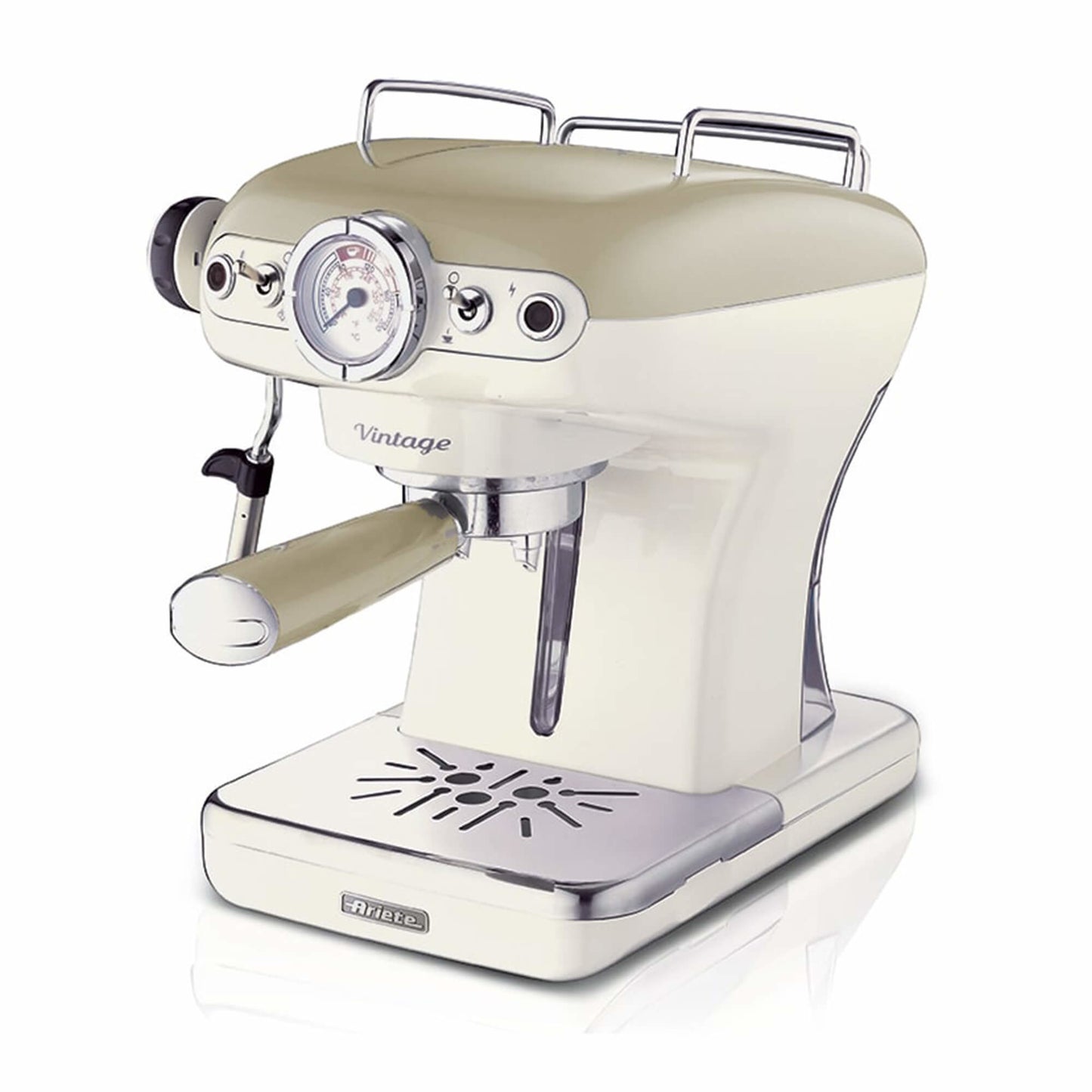 Ariete Vintage Espresso Machine, beige