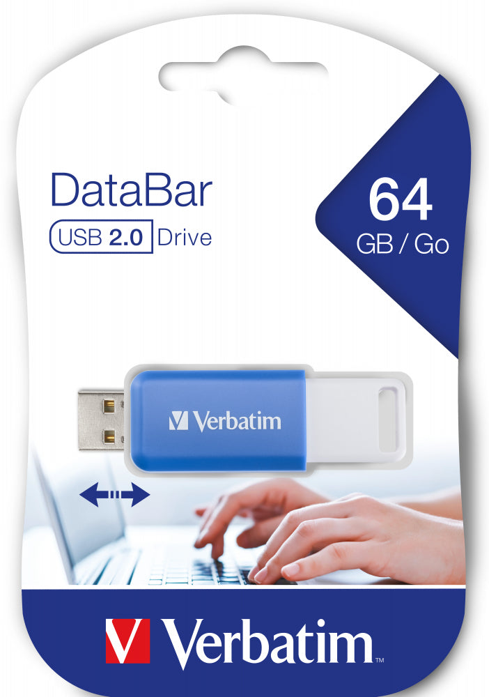 Verbatim DataBar USB 2.0    64GB Blue