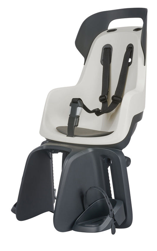 Kinderzitje achter Bobike GO Maxi AVS+ - dragermontage - vanilla cupcake